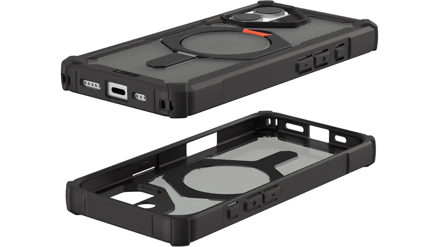 Kryt na iPhone 17 UAG Plasma XTE Magsafe Black/Orange
