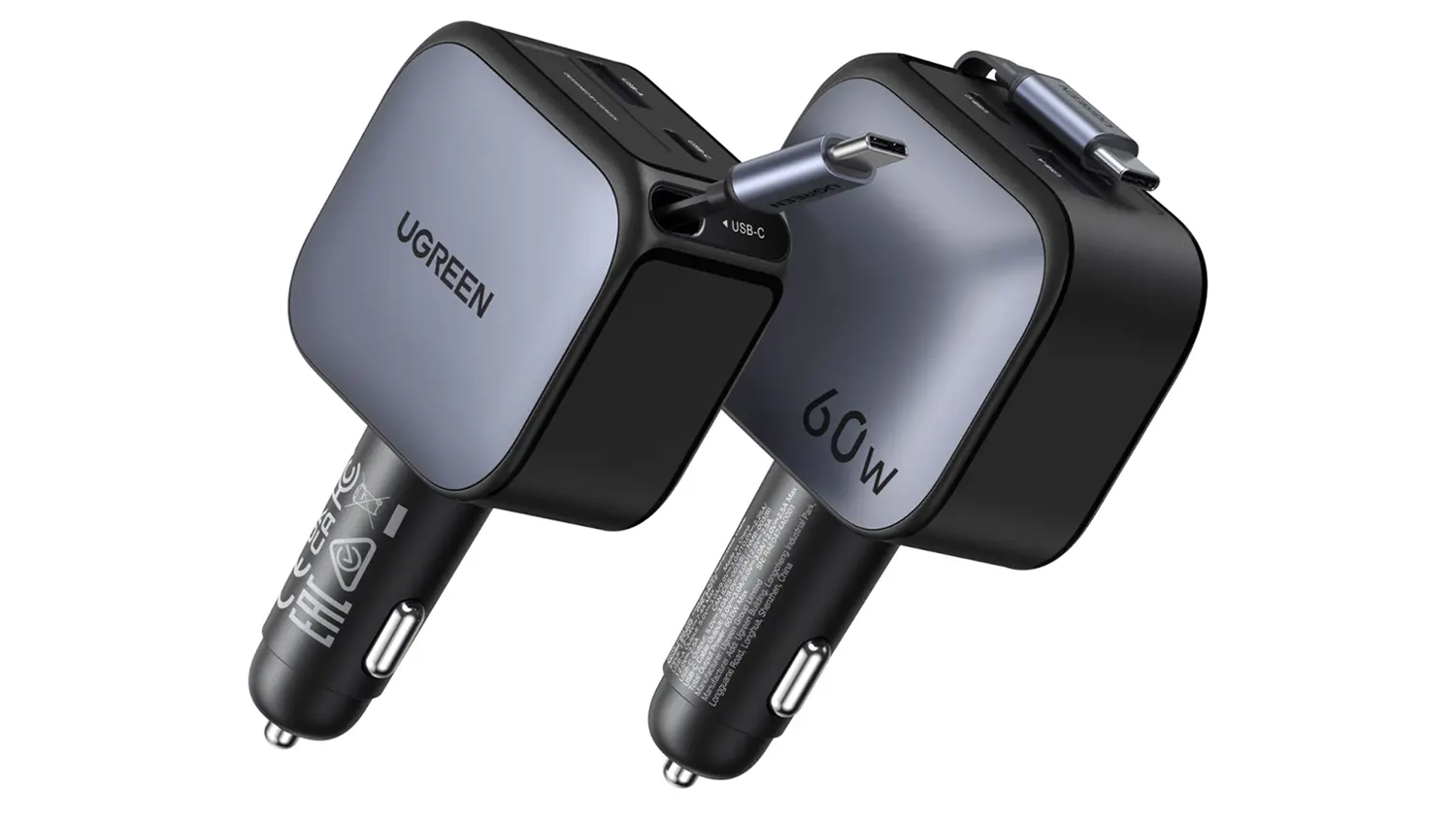 Nabíječka do auta Ugreen 60W