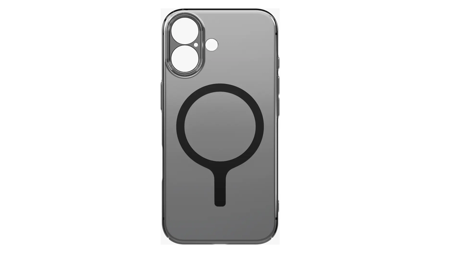 Kryt na mobil Uniq AirSuit MagClick iPhone 17 čern&yacute; zadn&iacute; pohled