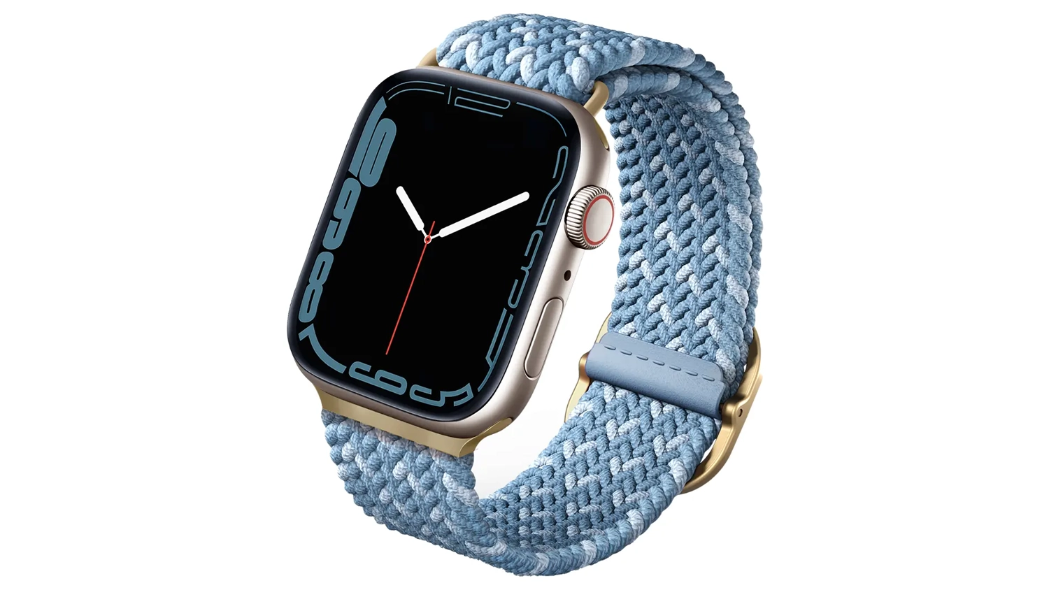 Řemínek na hodinky UNIQ Aspen designer edition 38/40/41mm, modrý nahodinkách