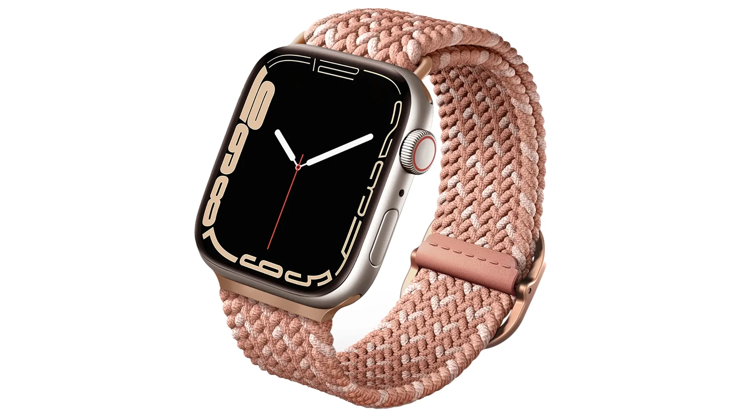 Řem&iacute;nek na hodinky UNIQ Aspen designer edition 38/40/41mm, růžov&yacute; nahodink&aacute;ch
