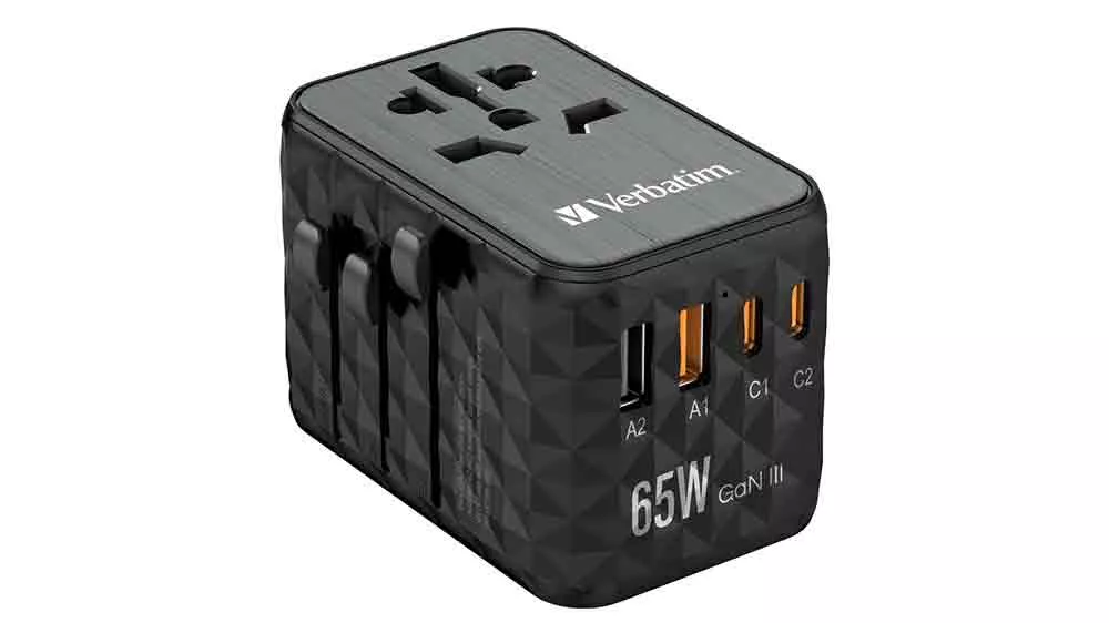 Univerz&aacute;ln&iacute; adapt&eacute;r Verbatim GaN III 2&times;USB-C 65W/2&times;USB-A_01