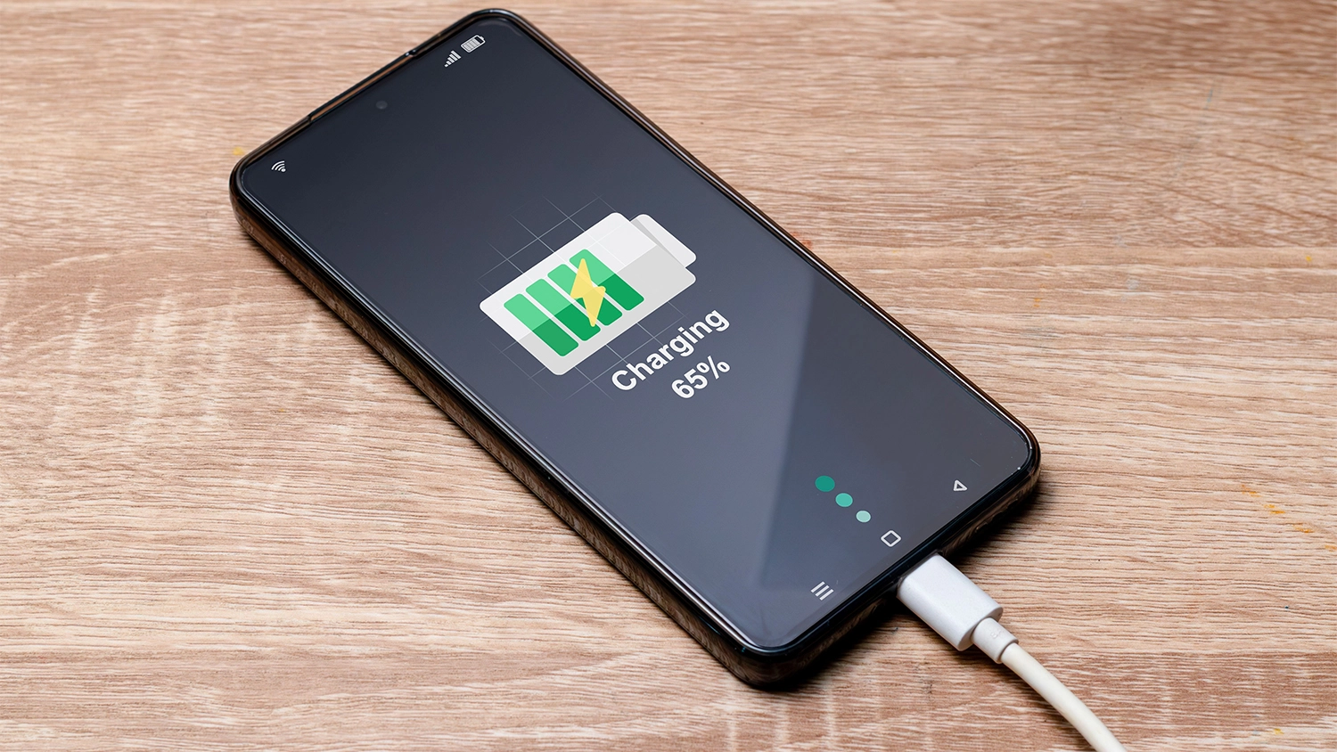 Nabíječka Vivo FlashCharge V4440L0A0-EU white demonstrující funkce rychlého nabíjení