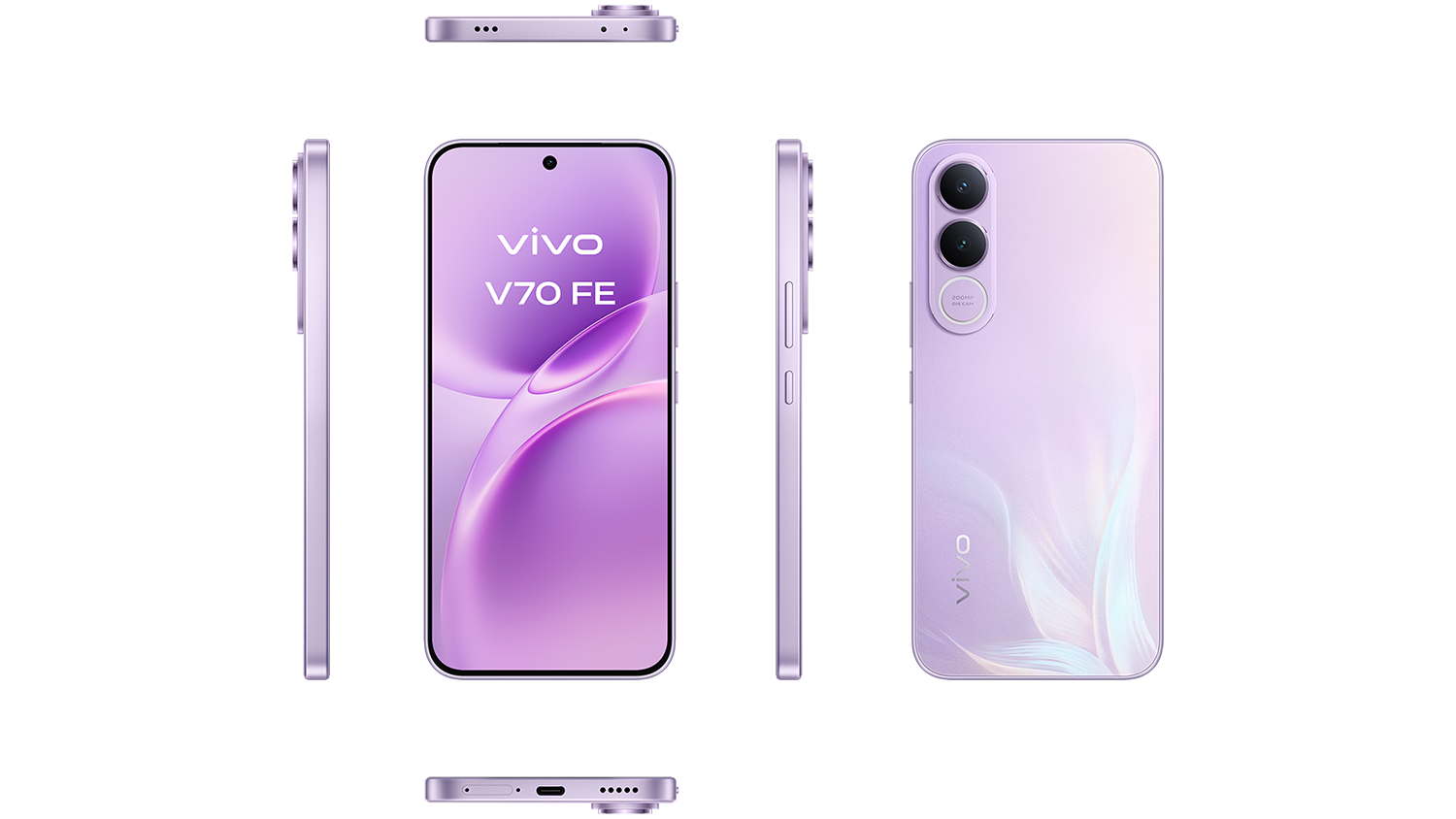 Mobiln&iacute; telefon Vivo V70 FE ze v&scaron;ech stran