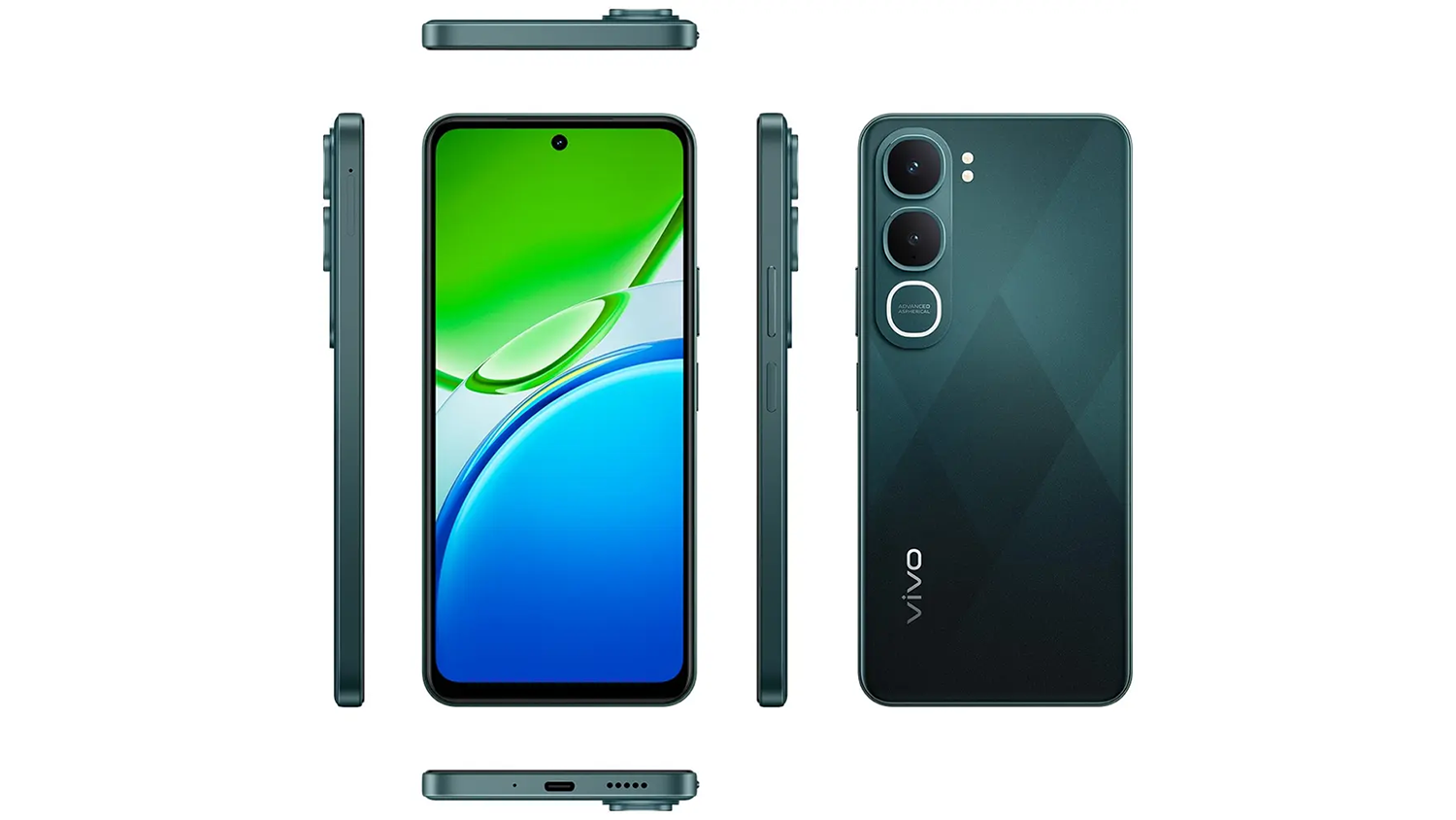 Telefon Vivo &ndash; pohled z různ&yacute;ch stran
