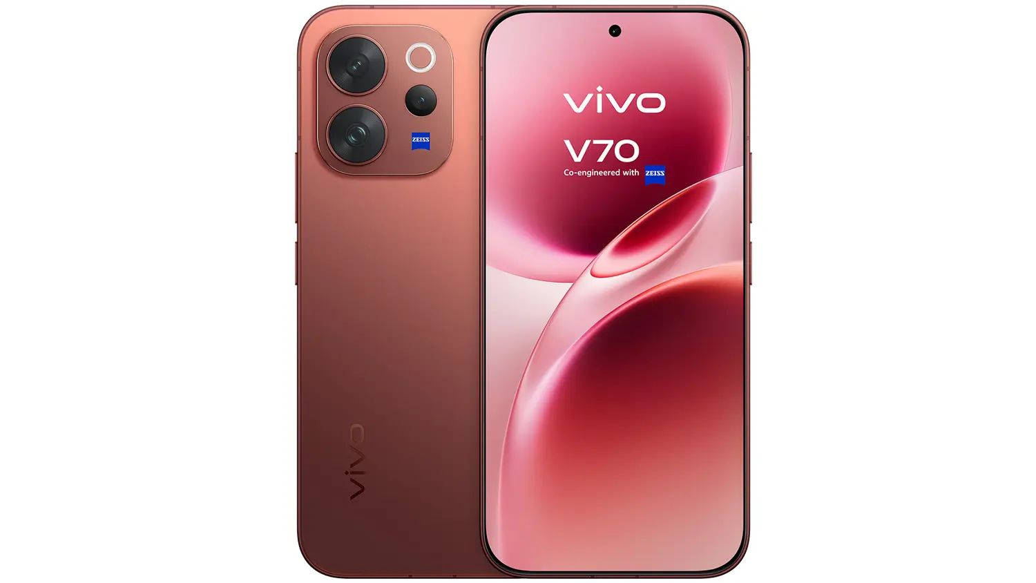 Mobilní telefon Vivo V70 8GB/256GB Sandalwood Brown