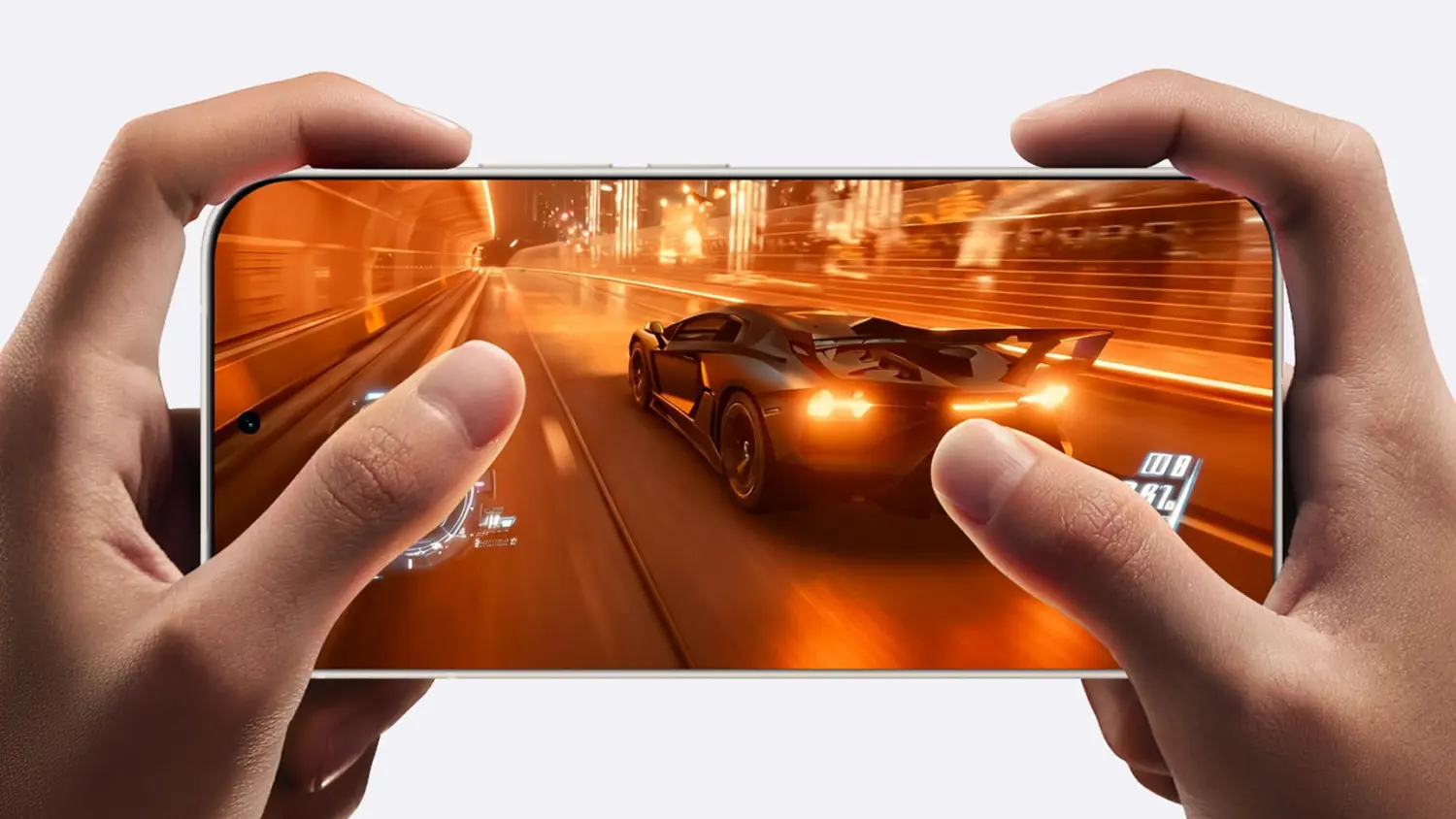 Ruce drží mobilní telefon Vivo V70