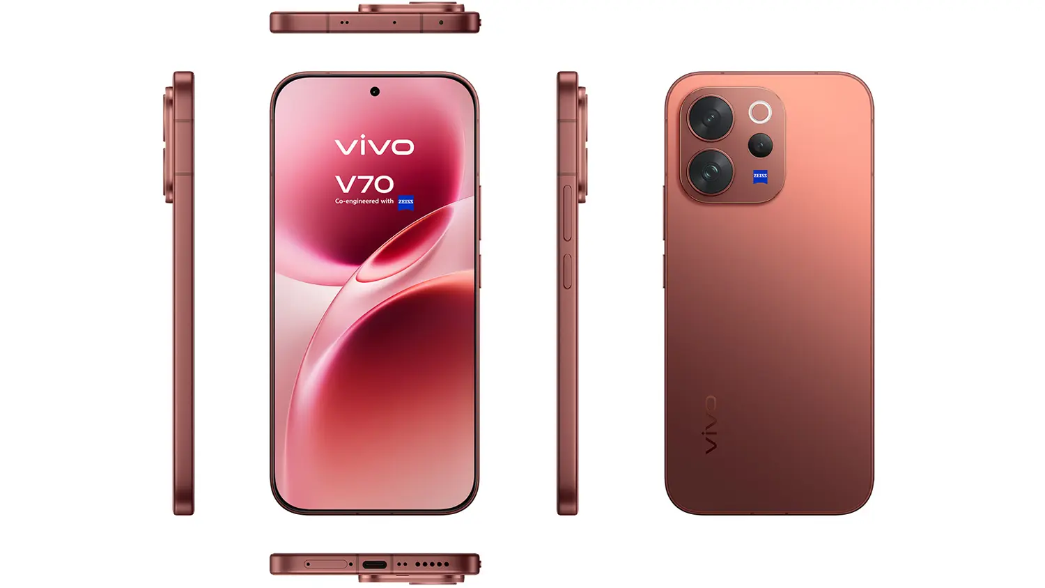 Mobilní telefon Vivo V70 ze všech stran