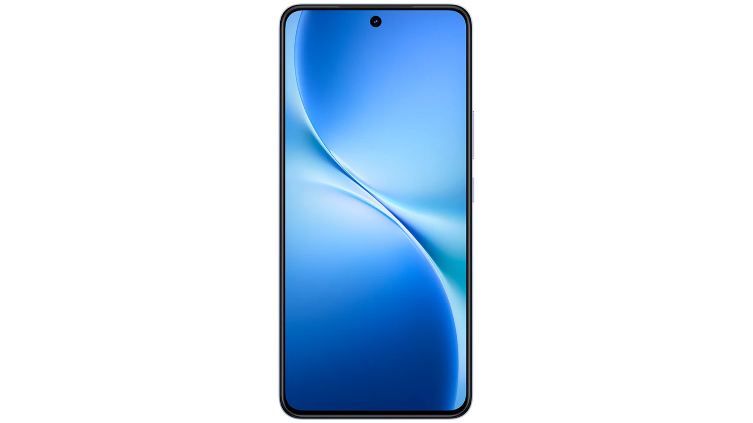 Pohled zepředu na telefon Vivo V70 Lite