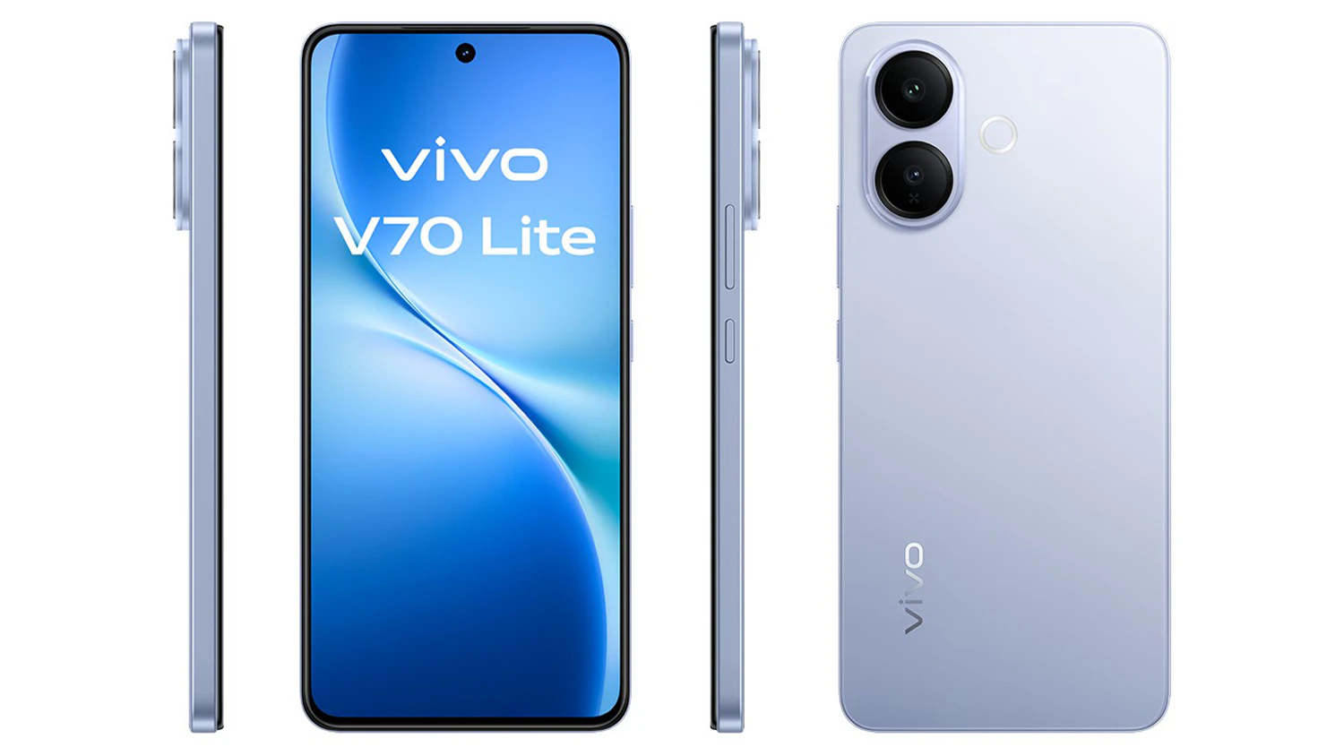 Pohled ze všech stran na telefon Vivo V70 Lite