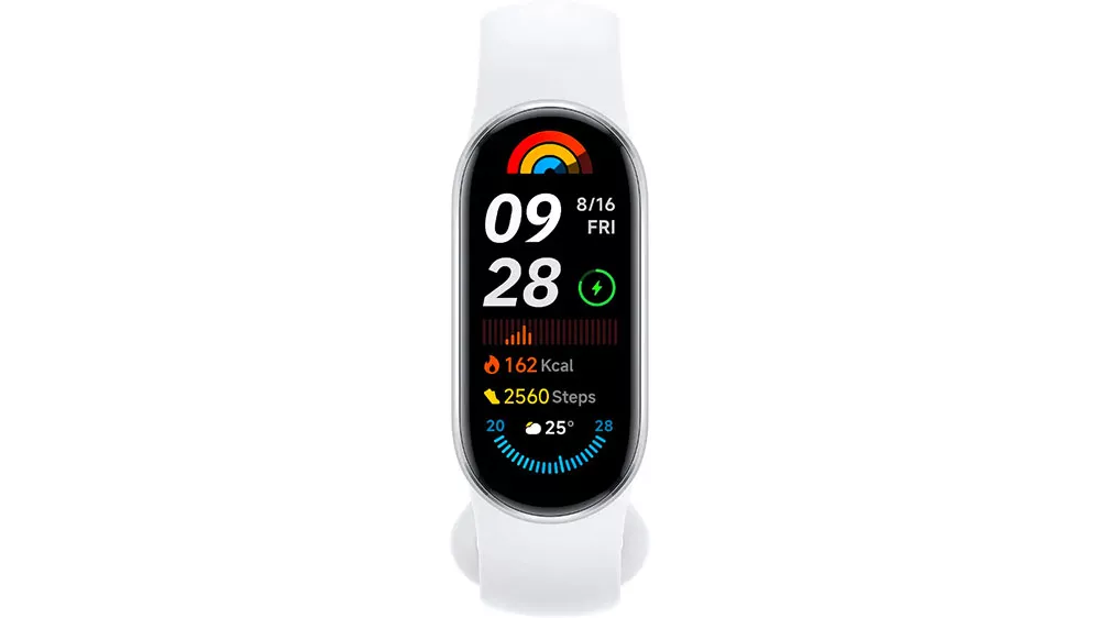 Růžov&yacute; chytr&yacute; n&aacute;ramek Xiaomi Smart Band 9 Glacier Silver_01