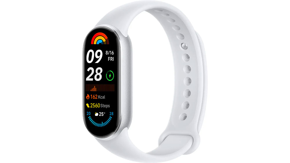 Chytrý náramek Xiaomi Smart Band 9 Glacier Silver z boku_02