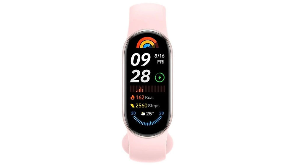 Růžový chytrý náramek Xiaomi Smart Band 9 MYSTIC ROSE_01