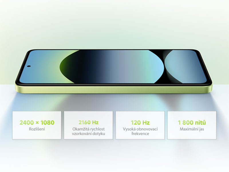 Výjimečný displej telefonu Redmi Note 14 vám poskytne neuvěřitelný zážitek při sledování filmů nebo hraní her.