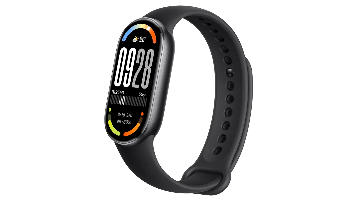 Chytr&yacute; n&aacute;ramek Xiaomi Smart Band 10 Black bočn&iacute; pohled