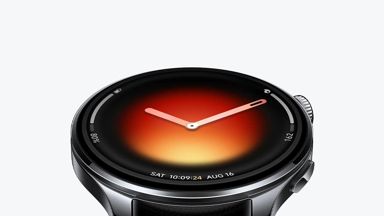 Detail na ciferník hodinek Xiaomi Watch 5