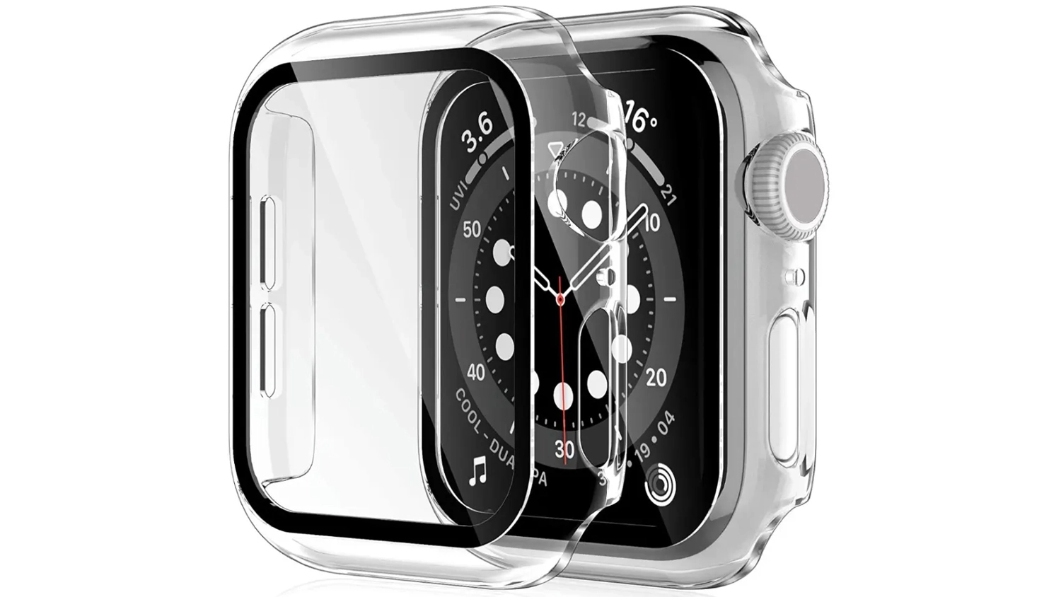 Kryt pre inteligentné hodinky Yenkee YCC AW60 TP transparentný chrániaci Apple Watch