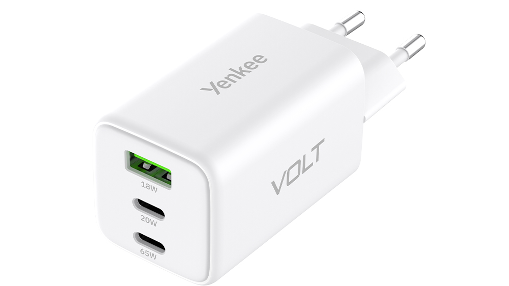 Nabíječka YENKEE 65 W/3× USB YAC G65 VOLT