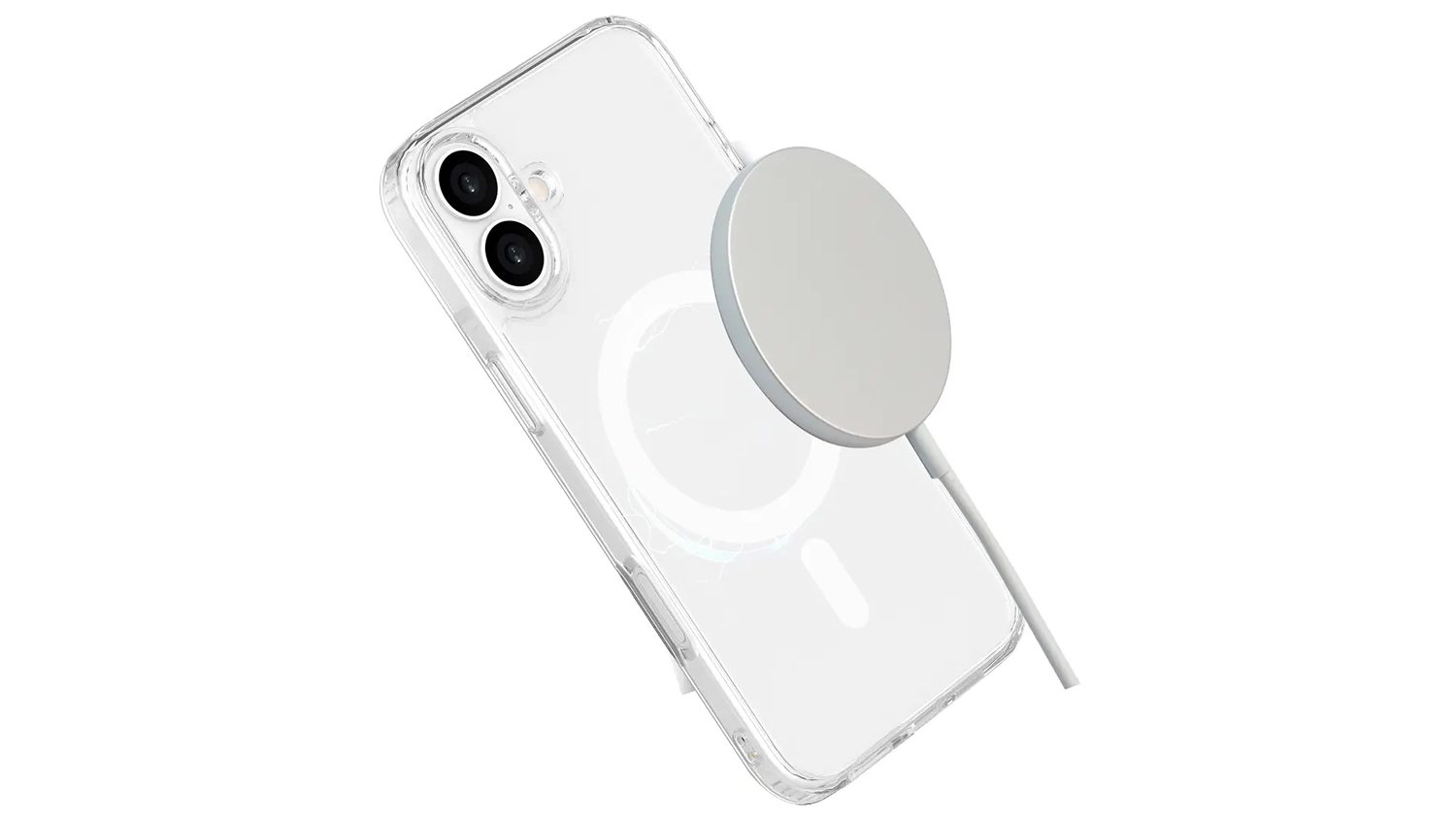Mobil s krytom Yenkee YCC MagSafe CR 04 TPU a bezdr&ocirc;tov&aacute; nab&iacute;jačka