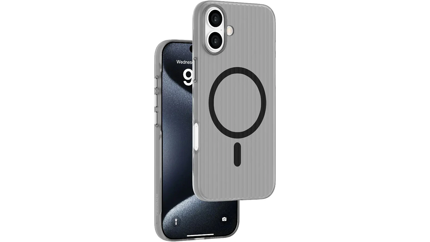 Kryt pro iPhone 16 Yenkee YCC MagSafe FR 01 BK black demonstruj&iacute;c&iacute; ochrann&eacute; prvky a kompatibilitu s MagSafe