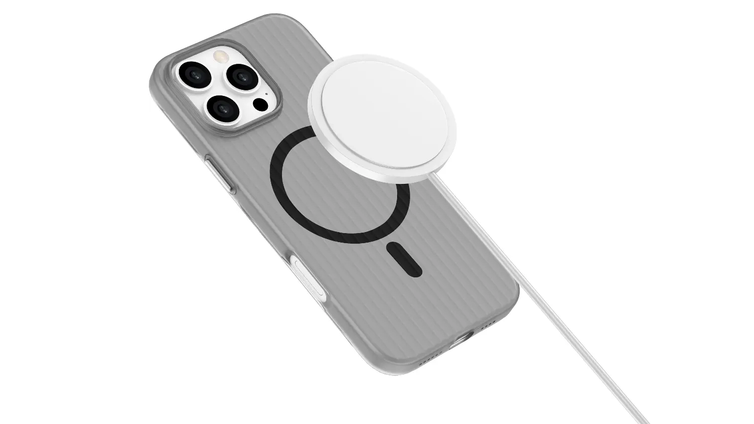 Mobil s krytem Yenkee YCC MagSafe FR 03 a bezdrátová nabíječka