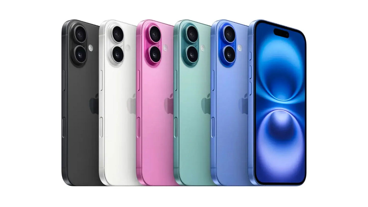 iPhone 16 ve všech barevných provedeních