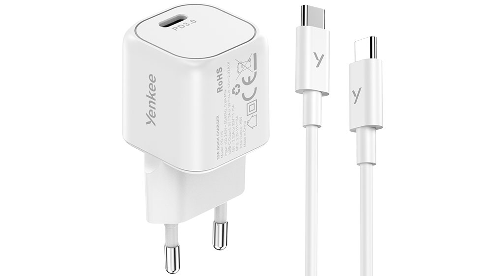 Set nabíječky a USB-C VOLT Yenkee YAC G35WH_02
