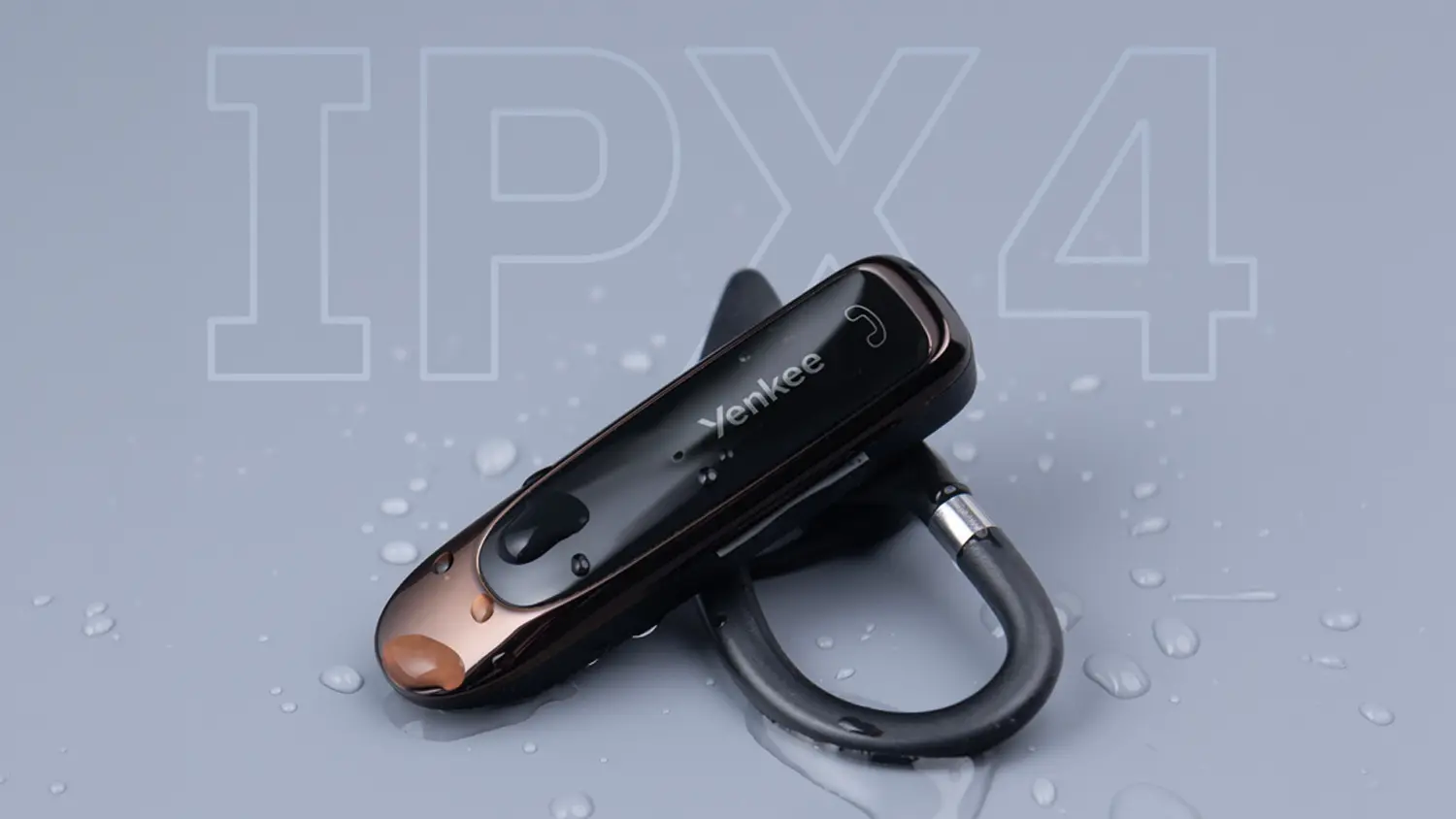 Handsfree Yenkee YHF 17BK BT Driver nasazen&eacute; na&nbsp;uchu