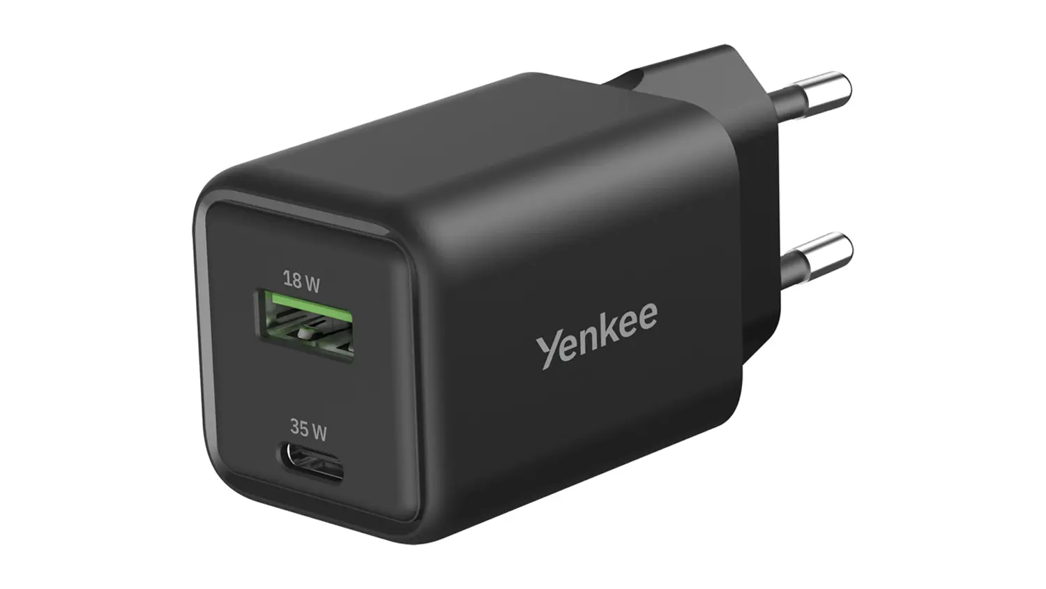 Univerz&aacute;lna USB nab&iacute;jačka Yenkee YAC C35 GAN 35 W čierna