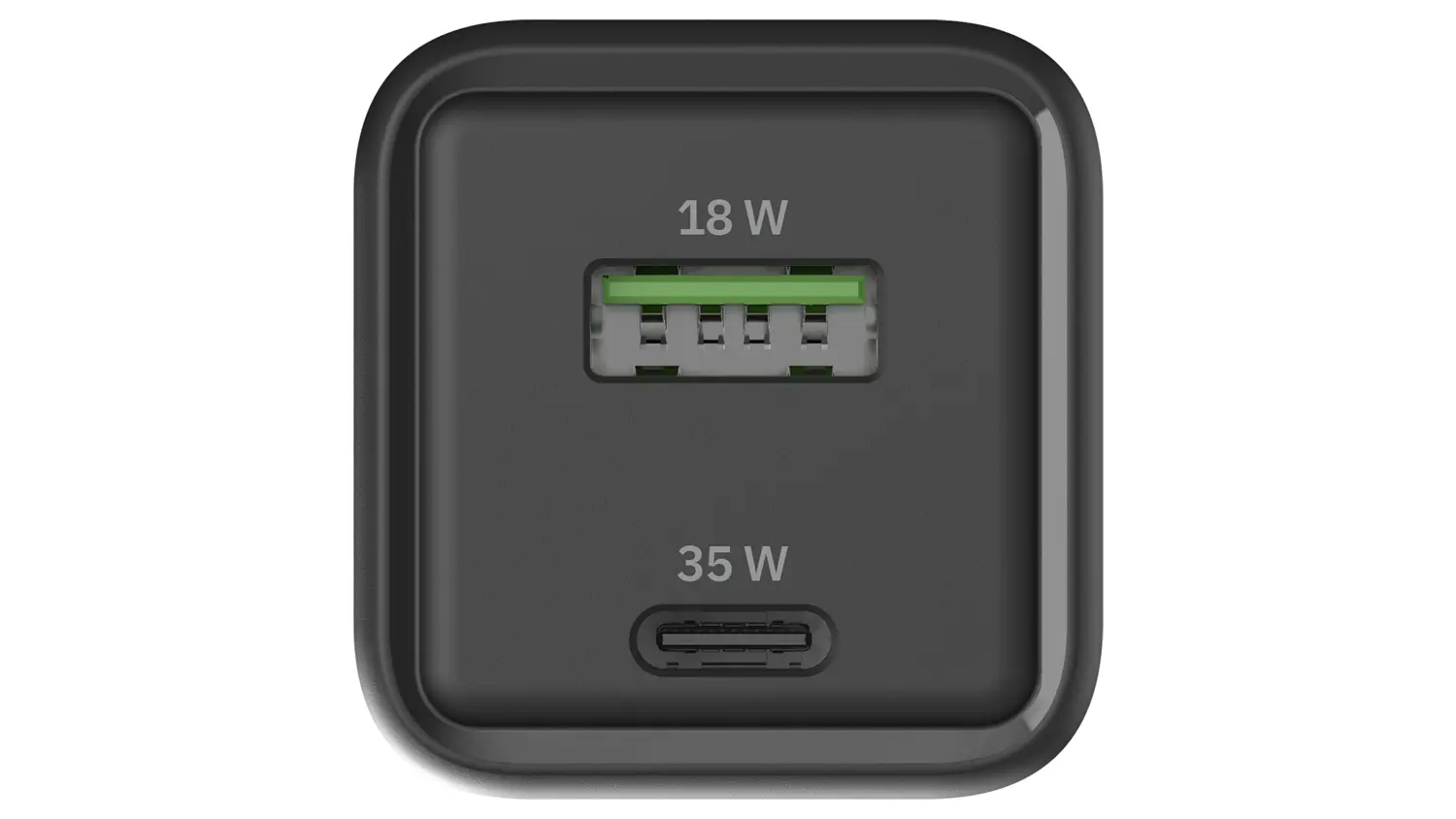 Univerz&aacute;lna USB nab&iacute;jačka Yenkee &ndash; pohľad na porty