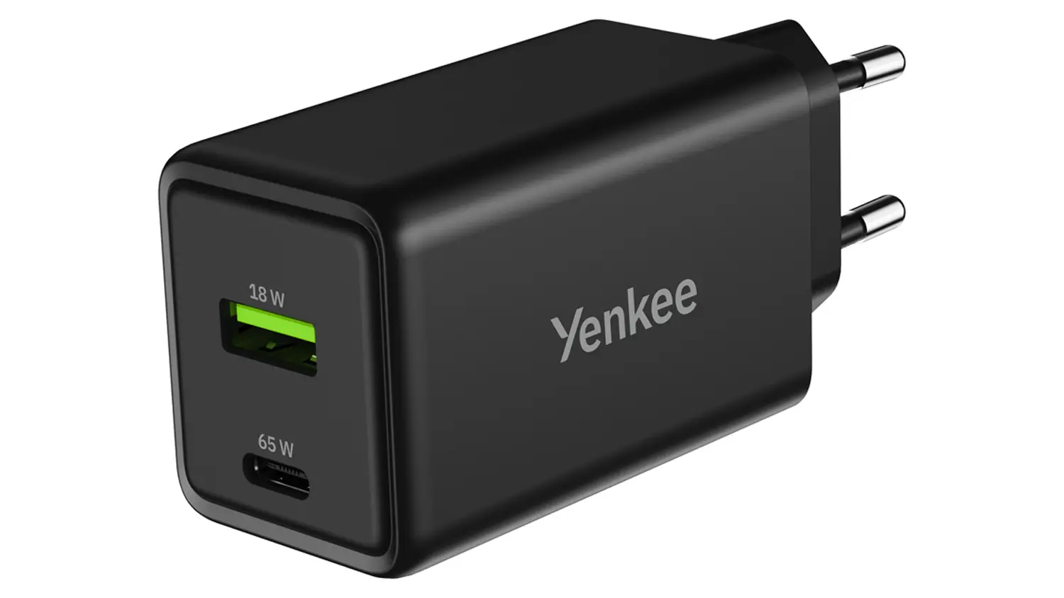 Univerzálna USB nabíjačka Yenkee YAC C65 GAN 65 W čierna