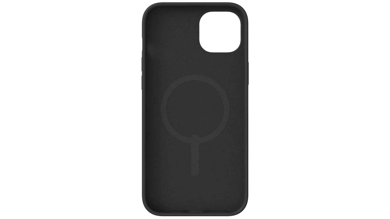 Ženské ruce držící iPhone v krytu na mobil Zagg Manhattan Snap case iPhone 15 Plus Black
