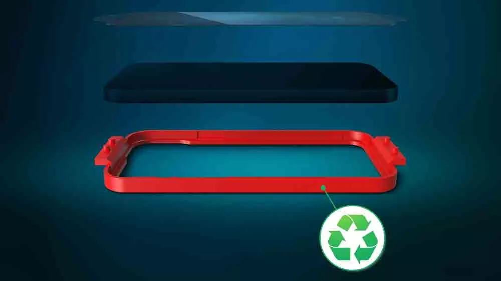 Instalačn&iacute; r&aacute;meček ochrann&eacute;ho skla Zagg InvisibleShield Glass XTR4 _04