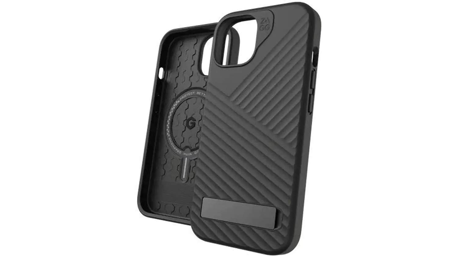 Zadn&iacute; kryt Zagg Denali Snap case Kickstand iPhone 15 Pro Black