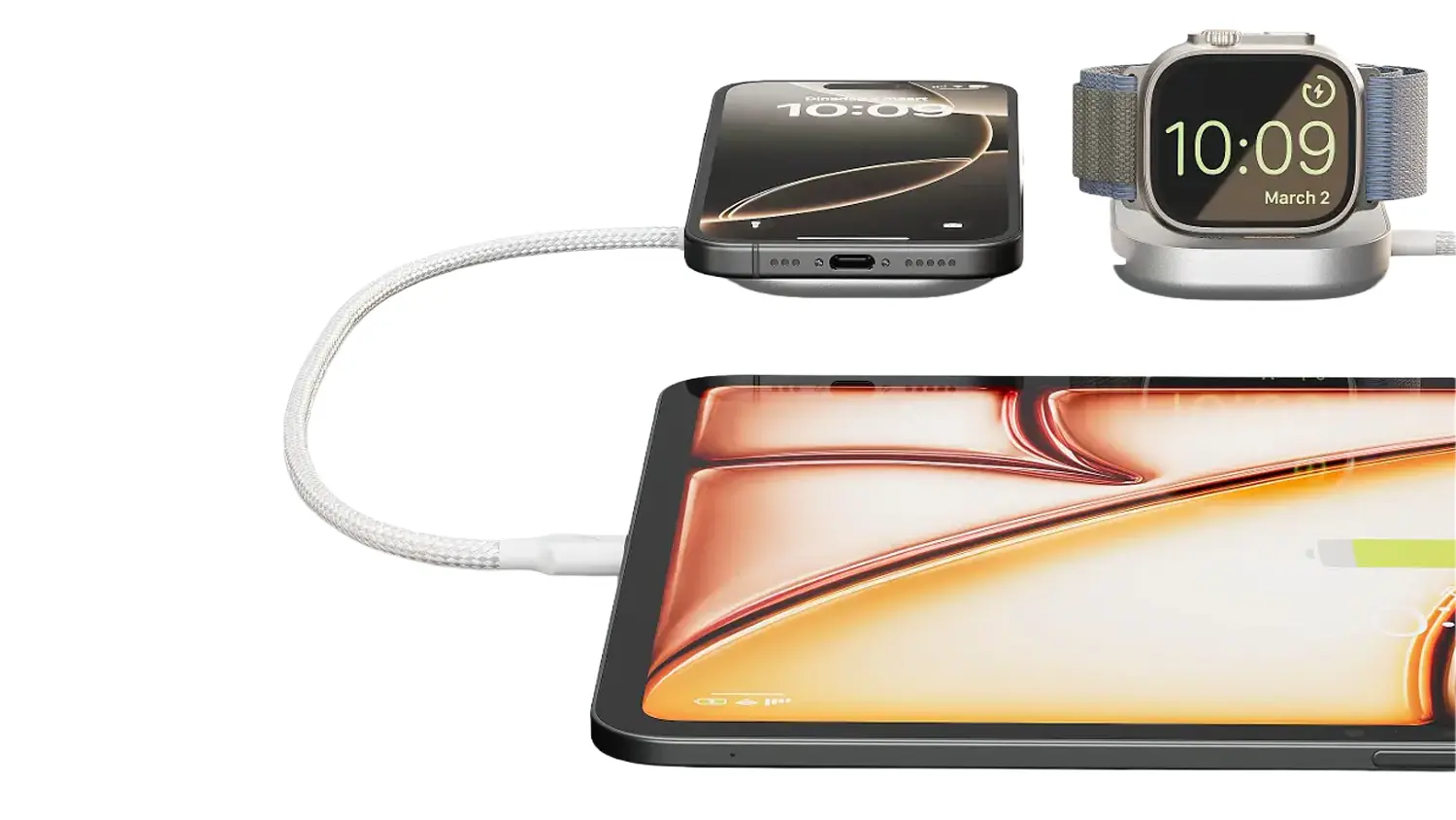 USB-C kabel Zens (3 v 1) &ndash; uk&aacute;zka použit&iacute;