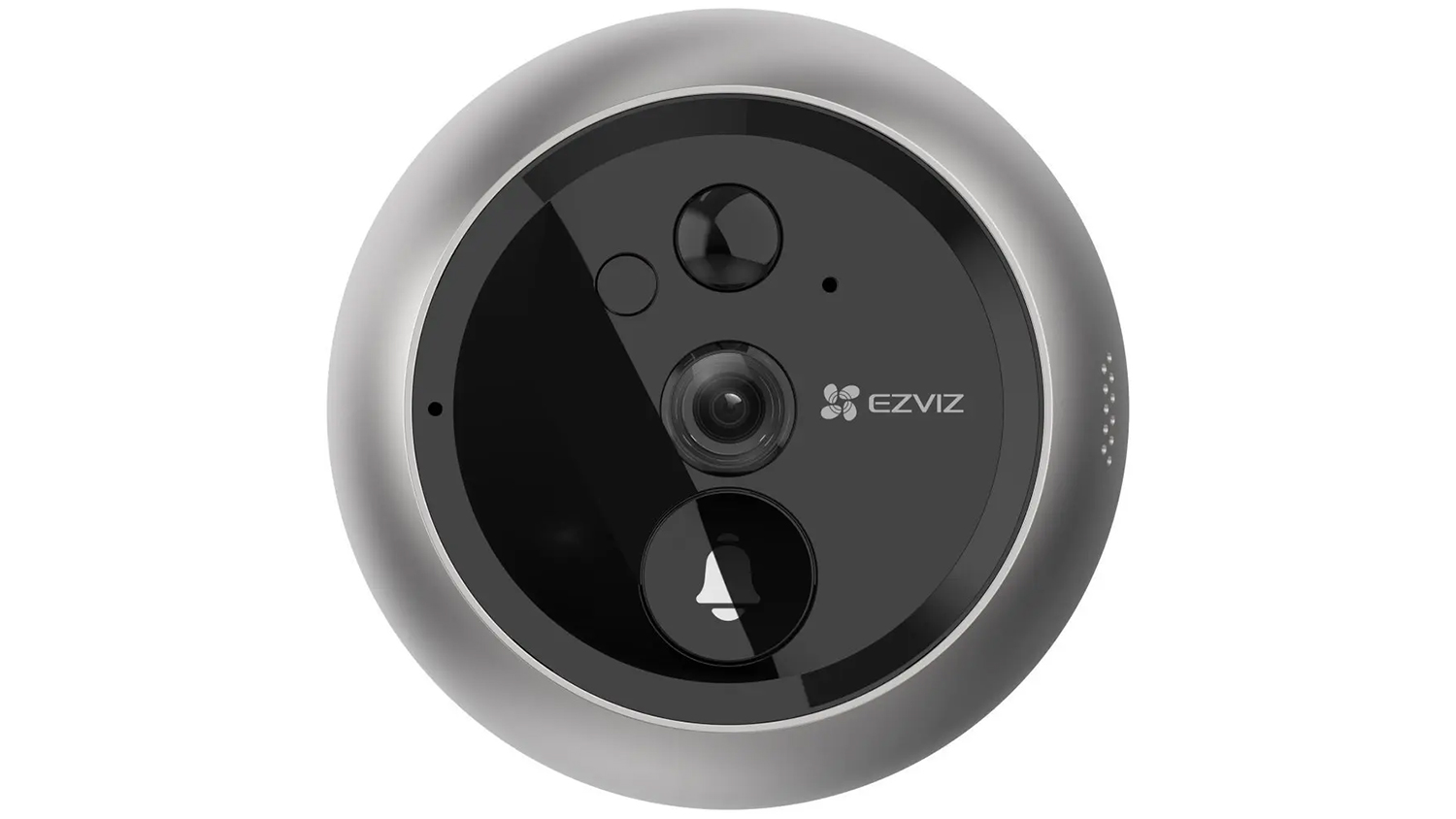 Detail kukátka chytrého dveřního videotelefonu EZVIZ DP2C