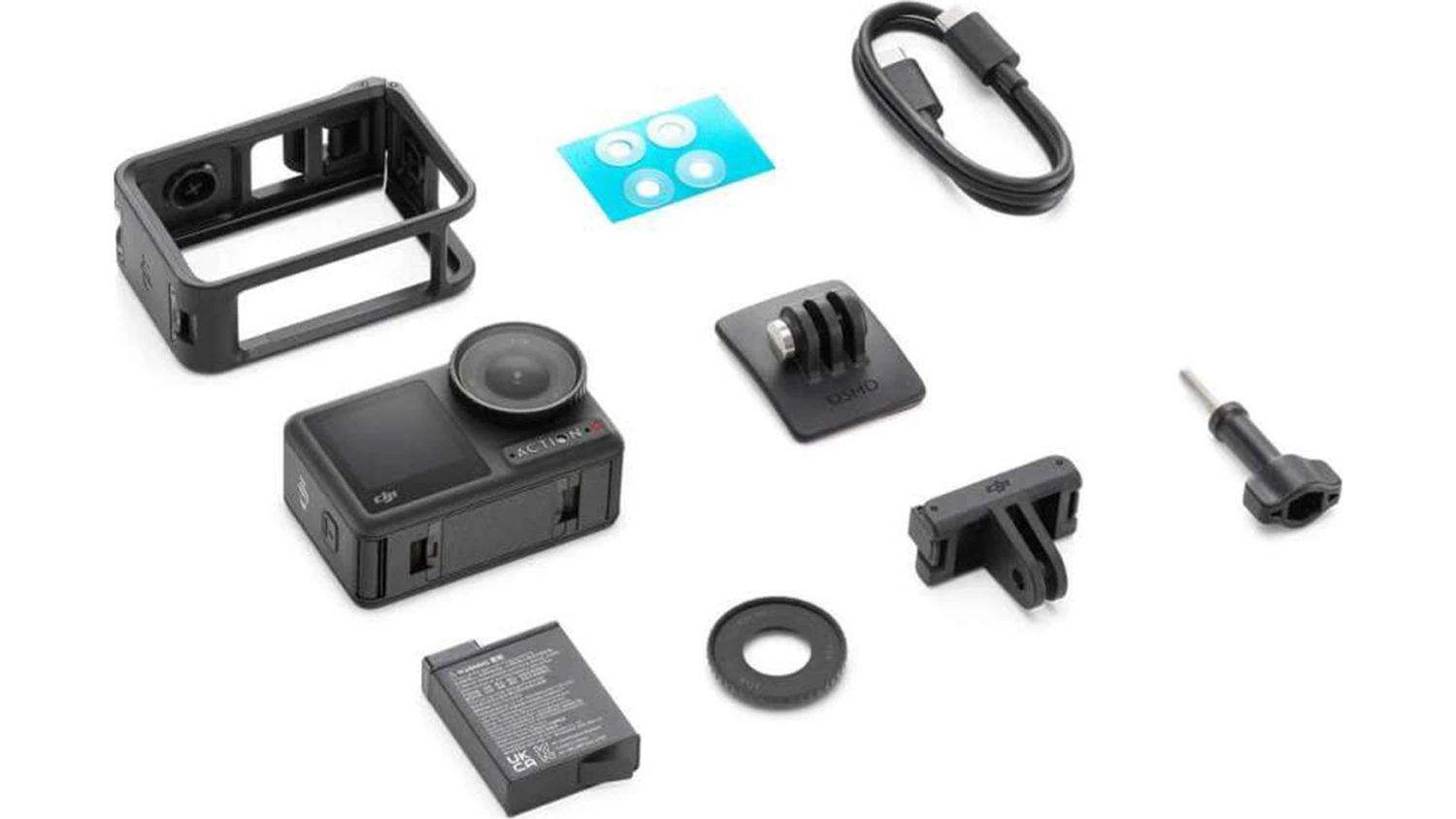 Akčn&aacute; kamera DJI Osmo Action 4 ležiaca v snehu