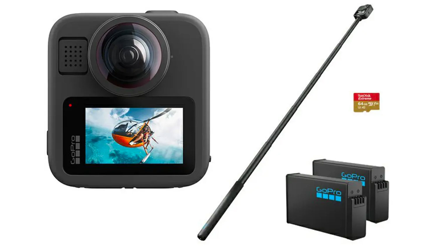 Outdoorová kamera GoPro MAX2 + Accessories Bundle
