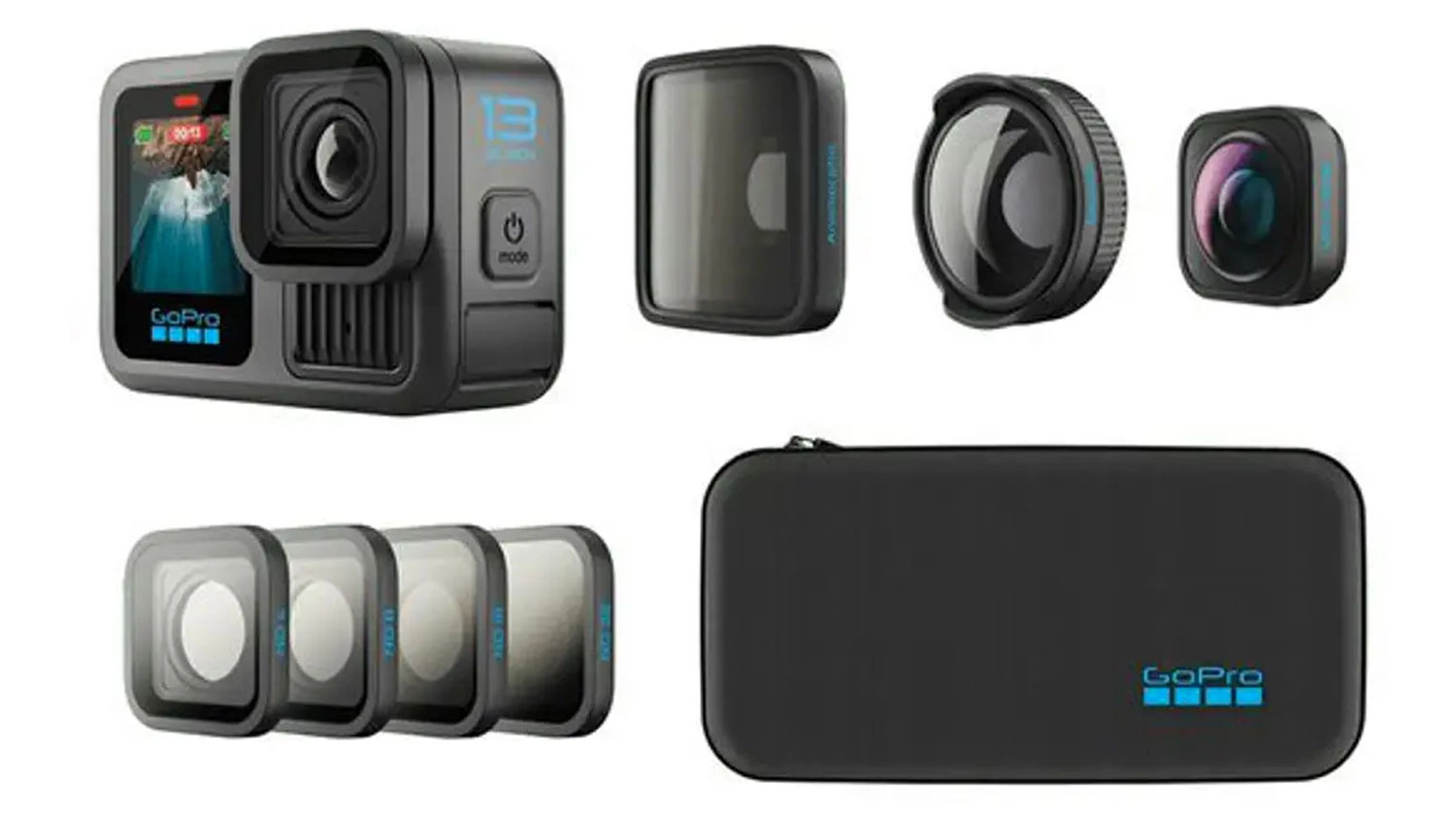 Outdoorová kamera GoPro HERO13 Black HB-Lens Series Bundle
