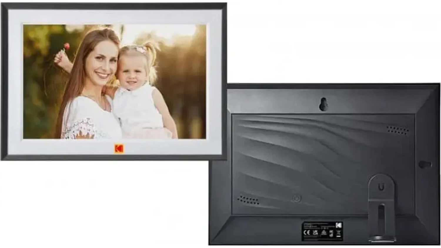 Digitální fotorámeček Kodak RCF-1018 černý z různých úhlů