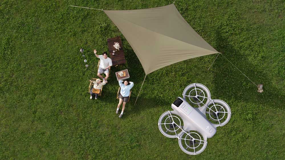 Dron DJI Neo Fly More Combo natáčení z výšky_04