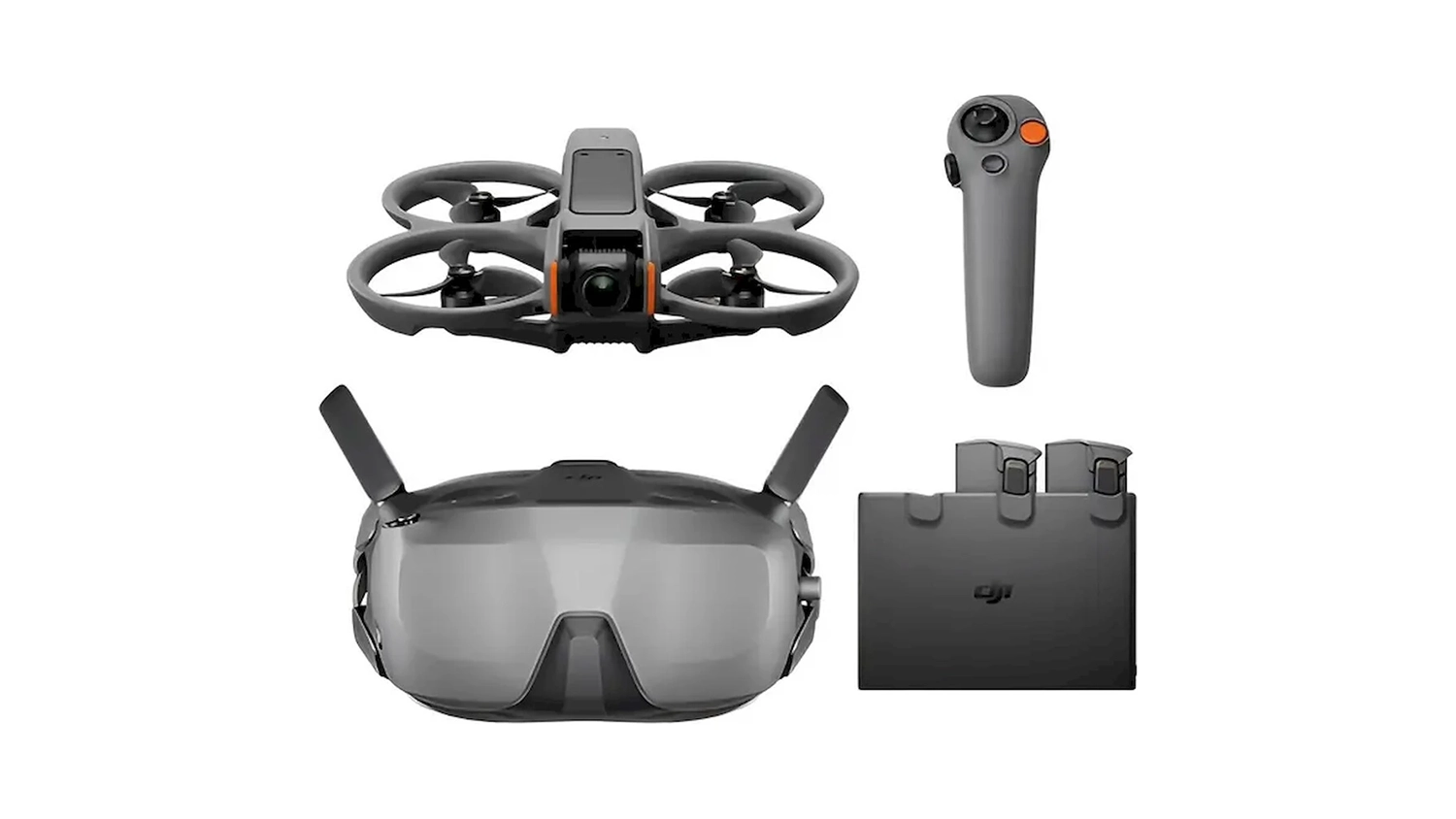 Sada dronu DJI Avata 2 Fly Smart Combo (se 3 bateriemi)