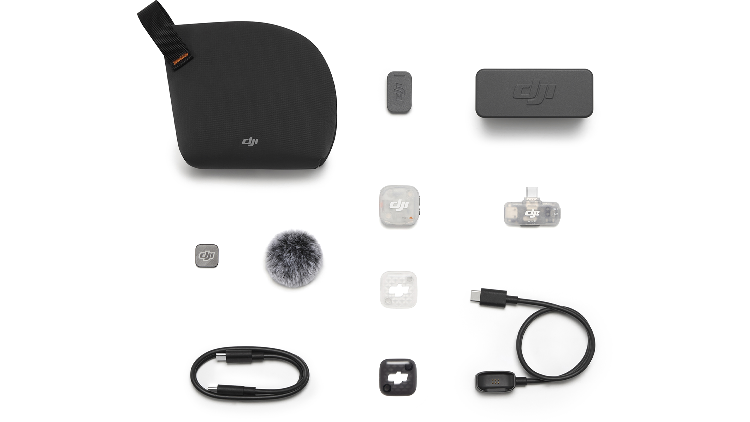 Súprava video príslušenstva DJI Mic Mini 2S (1TX + 1MobileRX + ChargCase)