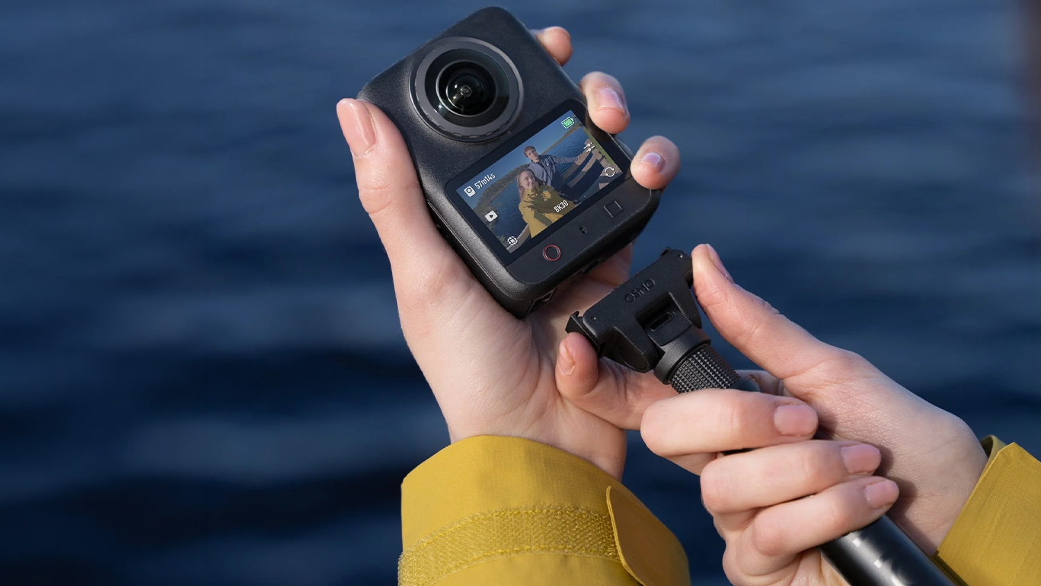 Pripevnenie kamery pomocou rýchloupínacieho adaptéra DJI Osmo