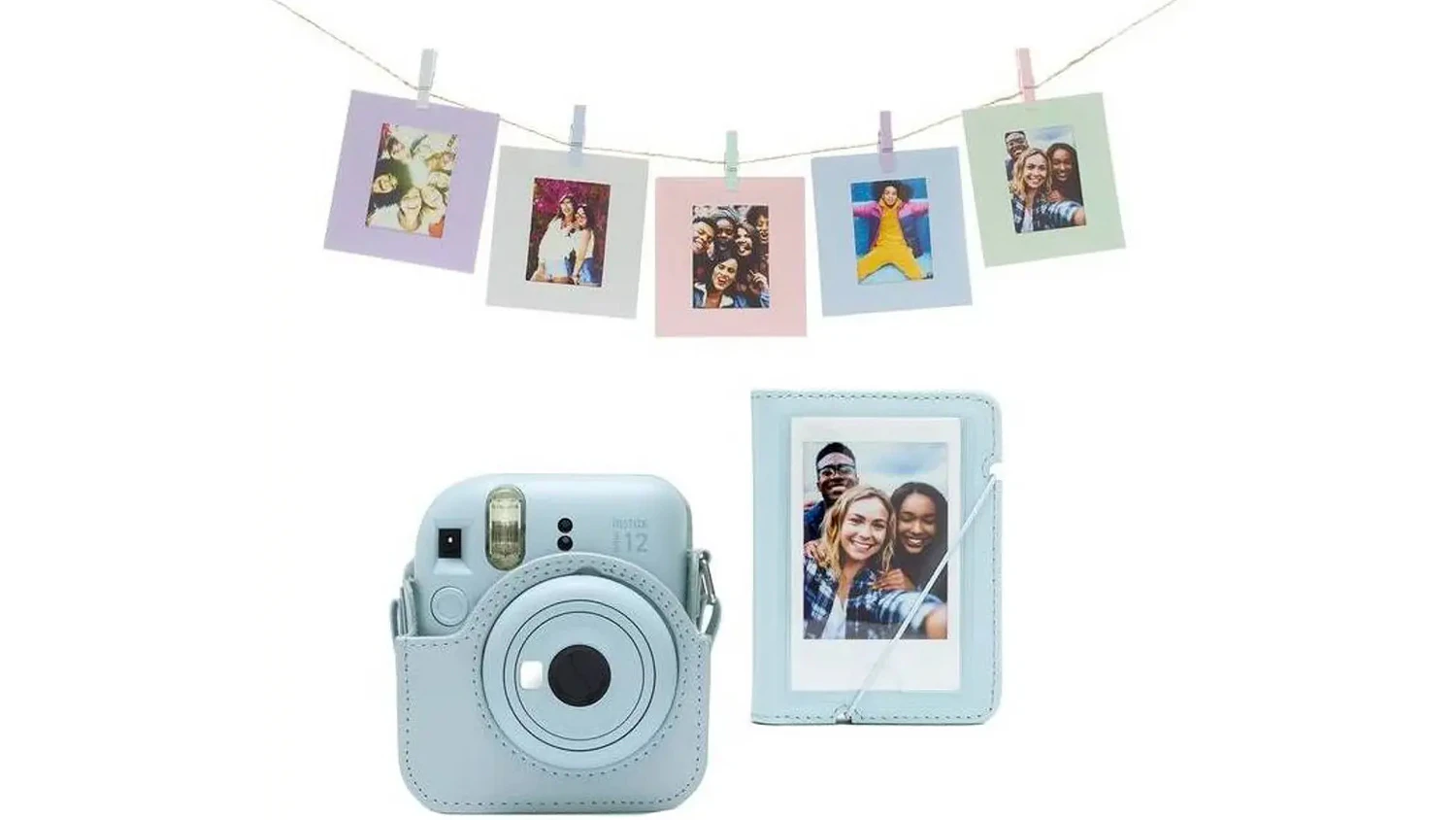 Fotoaparát Fujifilm Instax Mini 12 s všetkým príslušenstvom