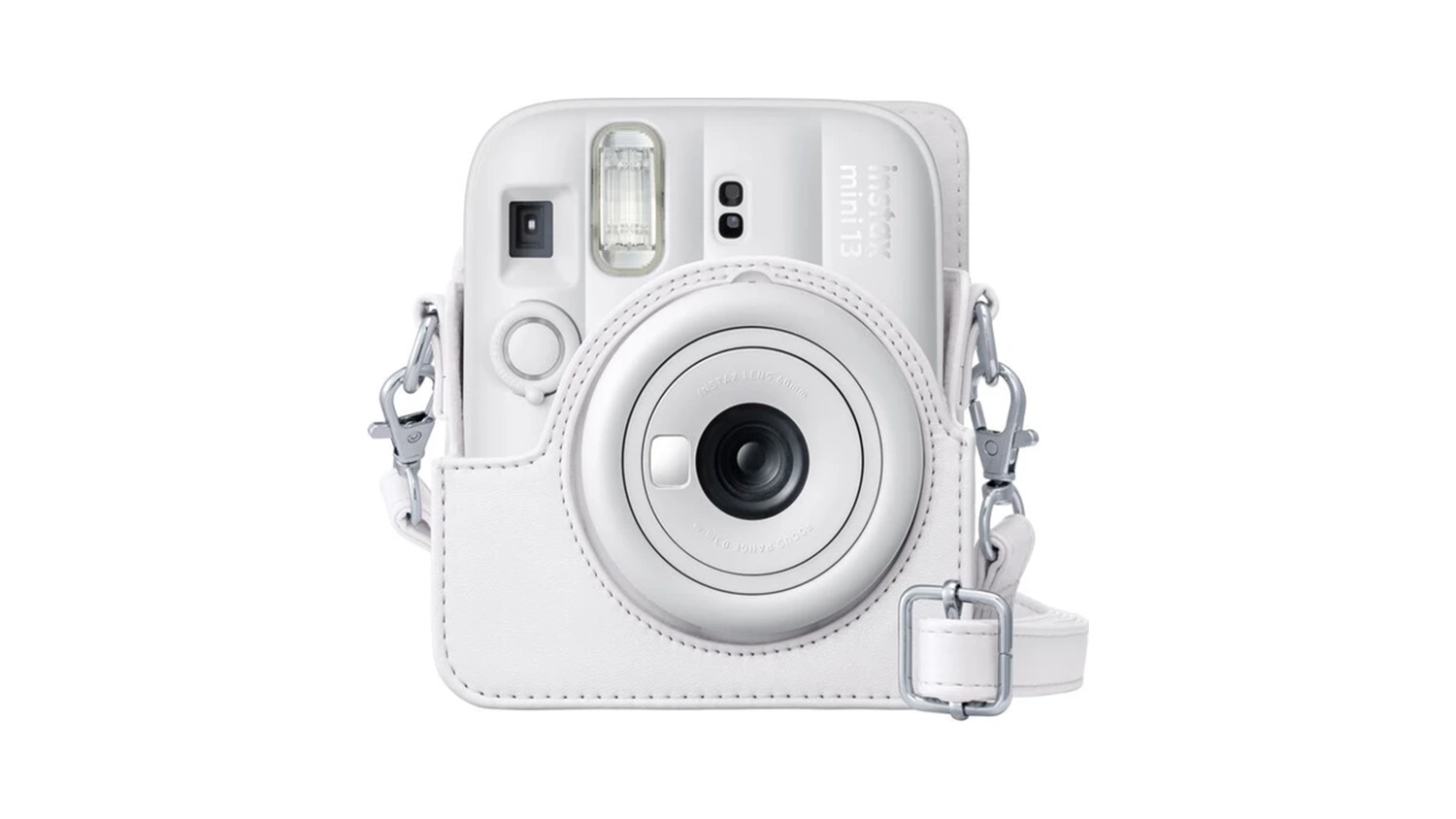 Pouzdro Fujifilm Instax Mini 13 bílé otevřené