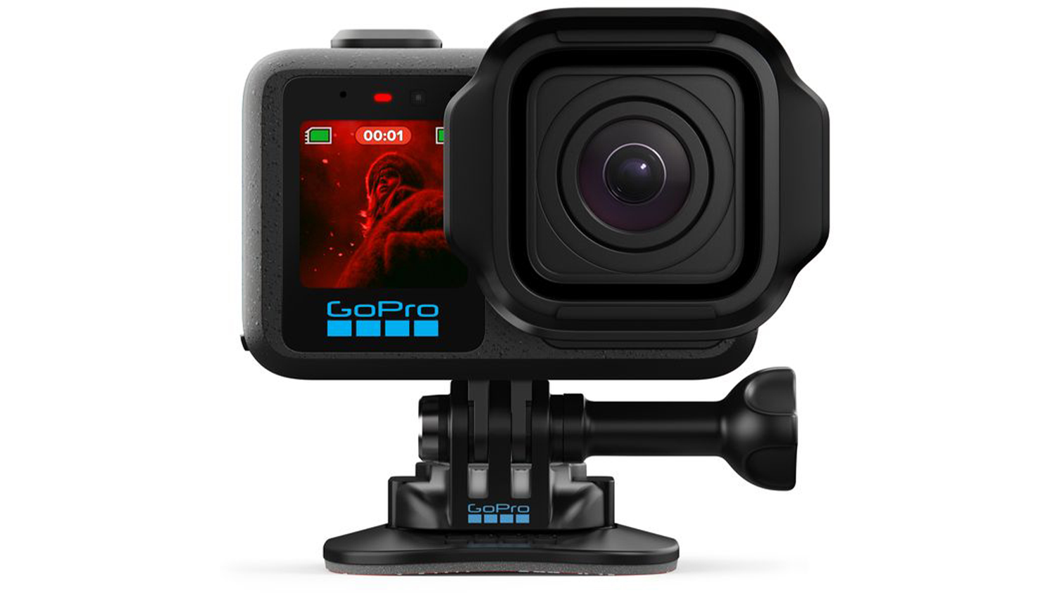 Kamera GoPro se samolepic&iacute;m drž&aacute;kem
