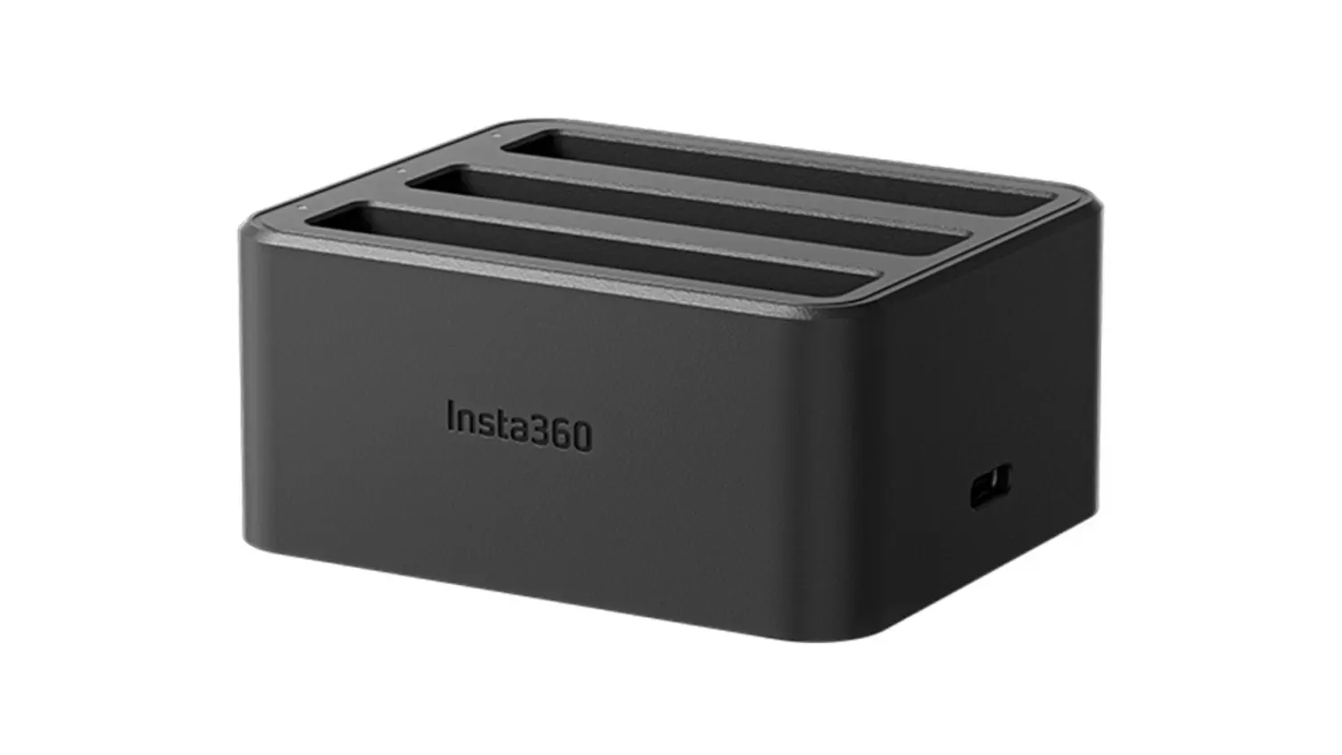 Nabíjacie stanice Insta360 X4 šikmý pohľad zpredu