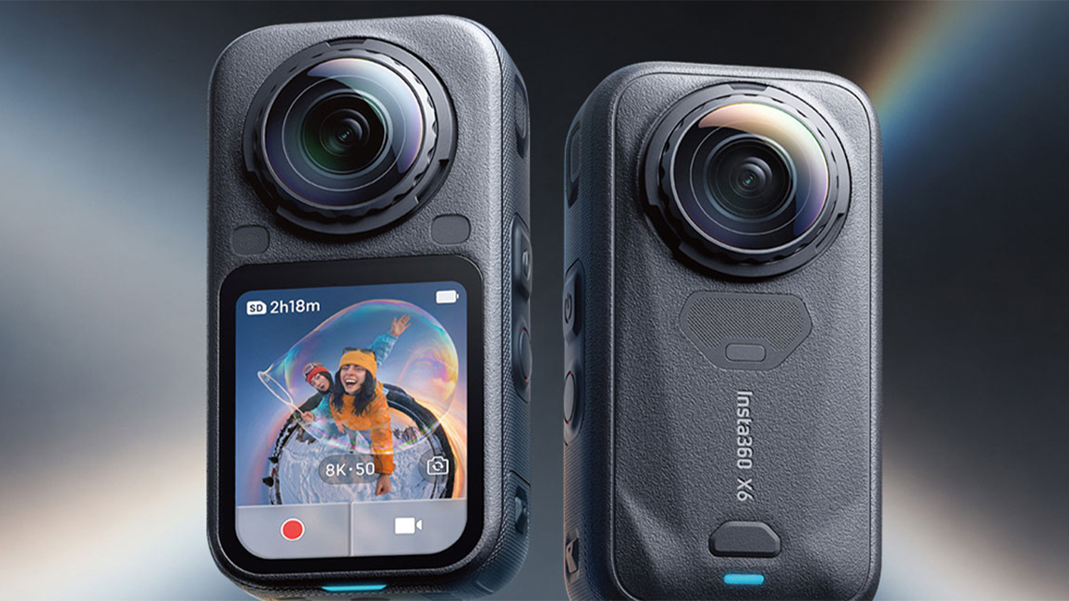 Predná a zadná strana kamery Insta360 X6