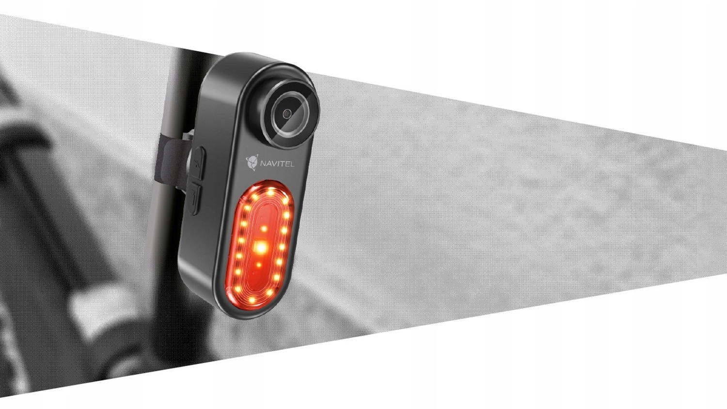 Kamera NAVITEL FLOW BL800 na kole